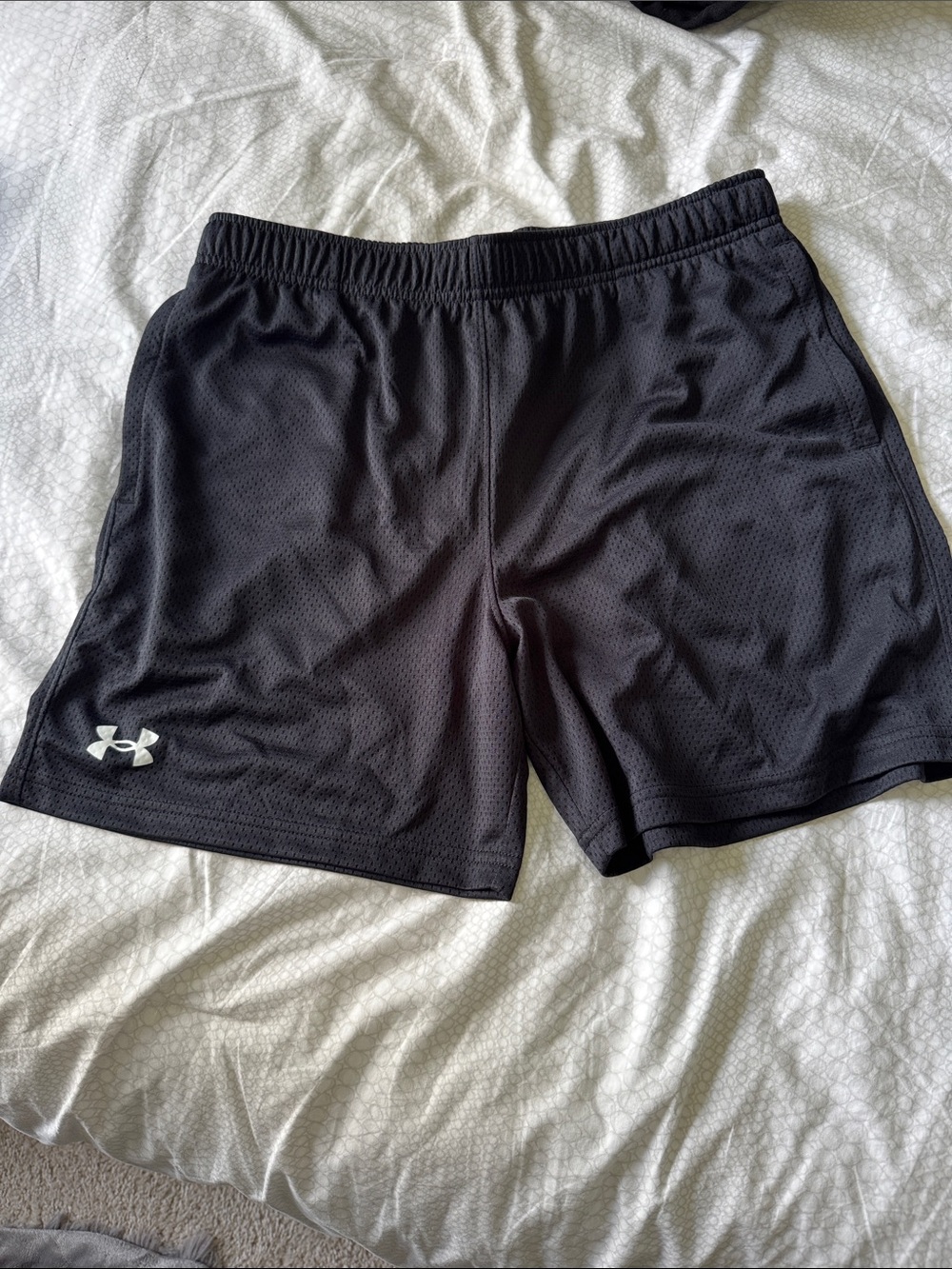 Under Armour Black Mesh Performance Shorts